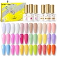 thumbnail image 2 of BORN PRETTY 7ML6-21PCS Spring Summer Nail Gel Polish Set Candy Sweet Color Gel Polish Rainbow Pink Gel Varnish Nail Art Gift Box Gong Bohan LED, 2 of 2