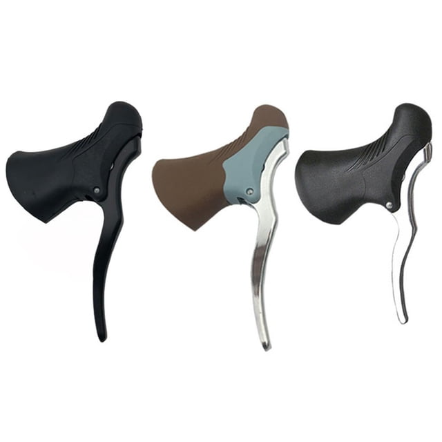 stanreset Brake Handle Mountain Bike Cycling Brake Levers Drop Handlebar Black Silver