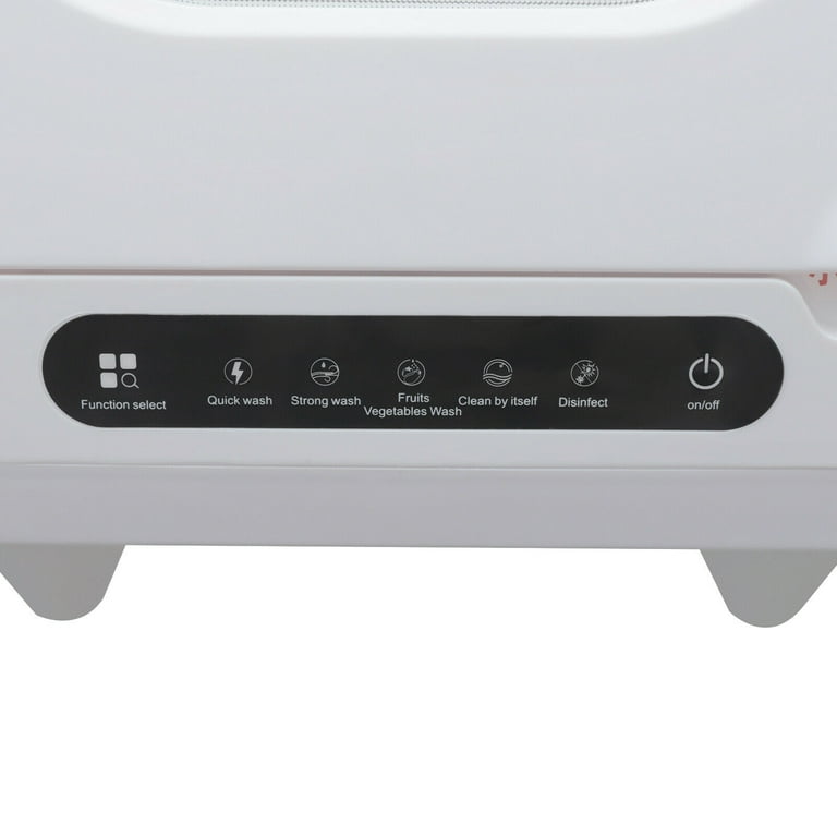 Portable Dish Washer Countertop Dishwasher 3 Washing Programs 1200W Fan  Drying
