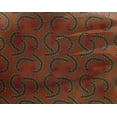 thumbnail image 4 of oneOone Georgette Viscose Fabric Leaves & Swirl Block Printed Fabric 1 Yard 42 Inch Wide, 4 of 4