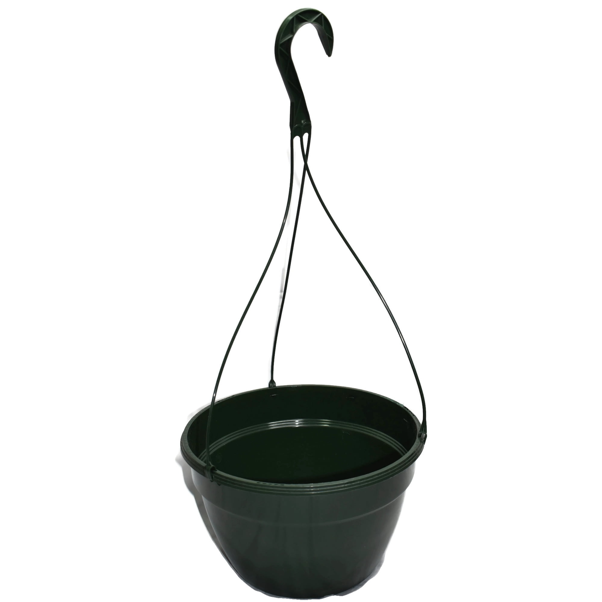Landmark Plastic Contempo Swirl 10" Round Hanging Planters, 5 Count