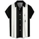 thumbnail image 1 of Hawaiian Shirt For Men, Men's Vintage Button Down Bowling Shirts Short Sleeve Summer Beach Shirt L, 1 of 3