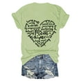 thumbnail image 5 of kaondbfi Summer Tops for Women Mama Shirts for Women Short Sleeve Letter Printed Graphic Mom Gifts Tee Shirts Womens Essentials Fashion Clothing, 5 of 9