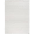 thumbnail image 3 of SAFAVIEH Kilim Mayra Striped Polyester Area Rug, Light Grey/Ivory, 5' x 8', 3 of 10