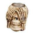 thumbnail image 4 of EUDIDV Spooky Halloween Ornaments Halloween Skeleton Candlestick Halloween Horror Decorative Skeleton Candlestick Creepy Halloween Props, 4 of 6