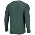 thumbnail image 3 of Men's Concepts Sport Green Athletics Inertia Raglan Long Sleeve Henley Top, 3 of 5