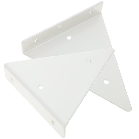 2 Pcs Invisible Tripod Bracket Wall Mounted Shelf Brackets Support Angled Work Bench Heavy Duty Shelving Metal