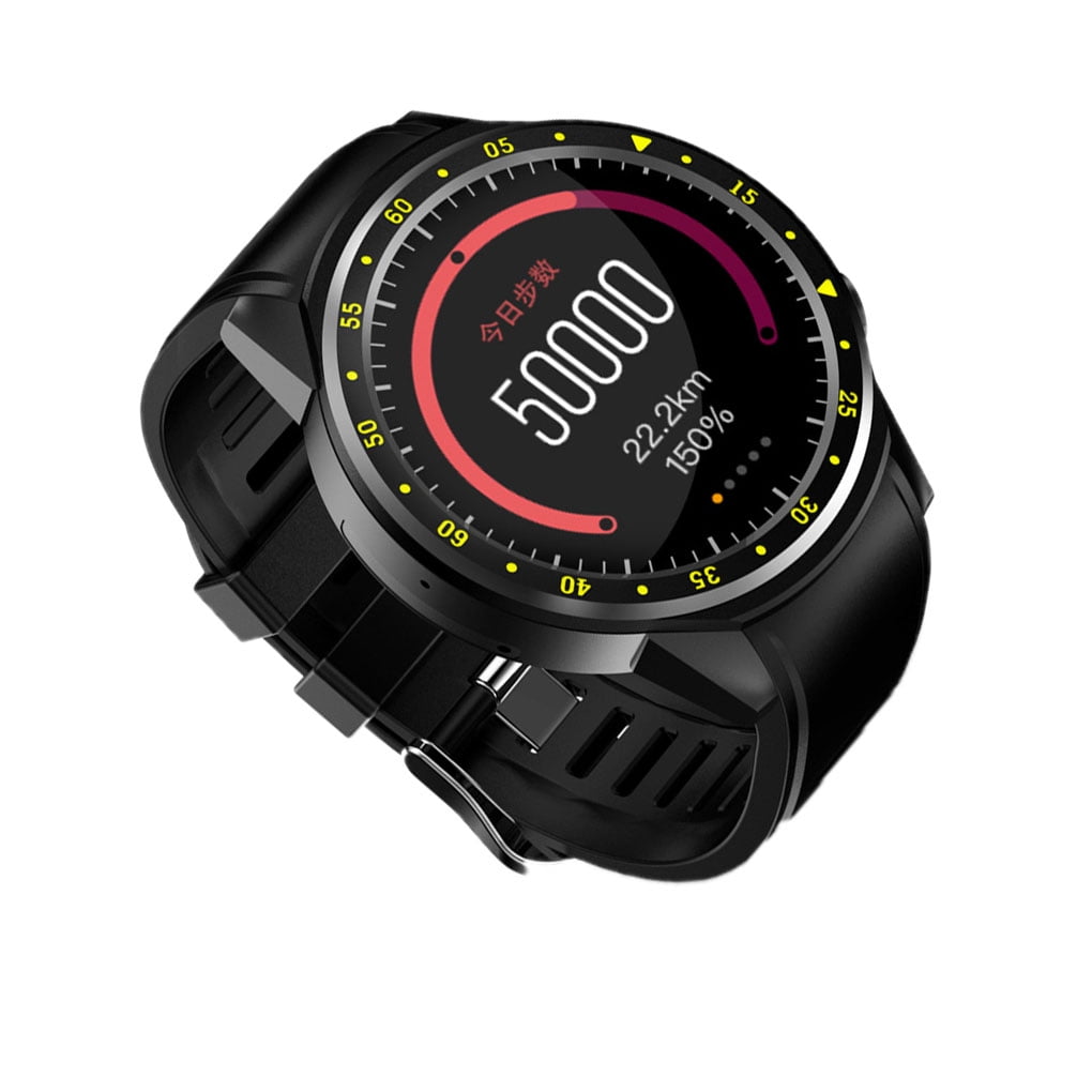 sport smart watch with dual camera bluetooth sim card compass smartwatch for ios & android