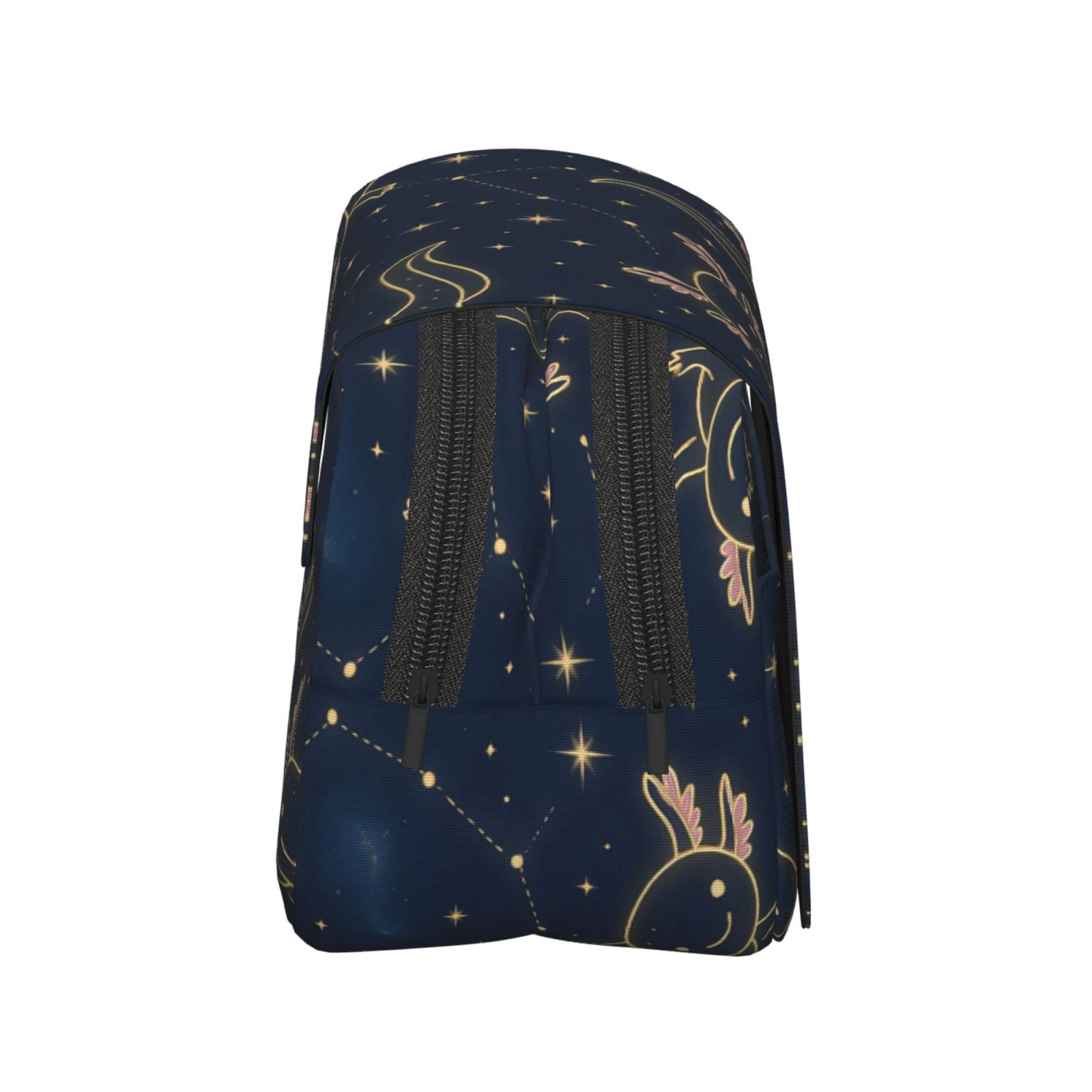 Large-Capacity Flip-Top Double-Layer Pencil Case, Multi-Functional Pocket Pen Case, Durable Stationery Organizer Axolotl Constellations - Deep-Space Cute