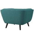 thumbnail image 4 of Modway Bestow 3 Piece Upholstered Fabric Sofa and Armchair Set in Teal, 4 of 5