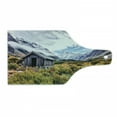 thumbnail image 1 of Landscape Cutting Board, European Mountains Spring Season Flourishing Nature Green Themed Photography, Decorative Tempered Glass Cutting and Serving Board, in 3 Sizes, by Ambesonne, 1 of 2