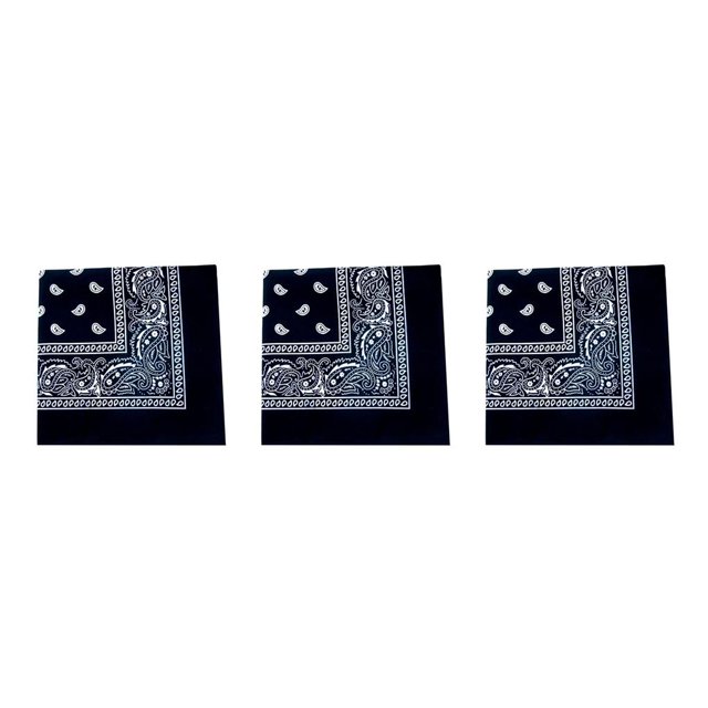 Advancent Bandana pañuelo Unisex Hip Hop Banda para el cabello negra Pañuelo para el cuello Sombreros deportivos Muñequeras Cabeza Bufandas cuadradas Type5 NO5 Advancent CBP119275