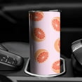 thumbnail image 7 of Grapefruit Pink 20 Oz Insulated Stainless Steel - Double Wall Vacuum Insulated Tumbler- Birthday Gifts for Mom Sister Friends Women, 7 of 7