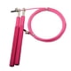 thumbnail image 1 of Cuerda de saltar de alta velocidad para niños y adultos: longitud ajustable, asas antideslizantes Rosa fino, 1 of 8
