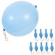 thumbnail image 5 of 10 globos sin impresión, divertidos globos de neón con asa de goma para fiestas de cumpleaños (azules), 5 of 5