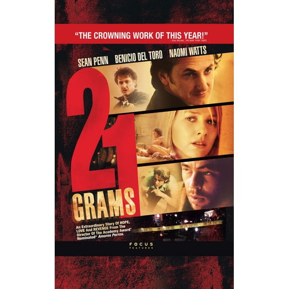 21 Grams Movie Poster 24in x36in Art Poster 24x36 Multi-Color Square Adults Best Posters