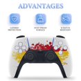 thumbnail image 4 of Spanish Flag PS5/PS5 Pro/PS5 Slim Digital Disc Skin Sticker For Console And Controller Skins, 4 of 7