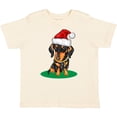thumbnail image 3 of Inktastic Christmas Dachshund Dog Santa Boys or Girls Toddler T-Shirt, 3 of 5