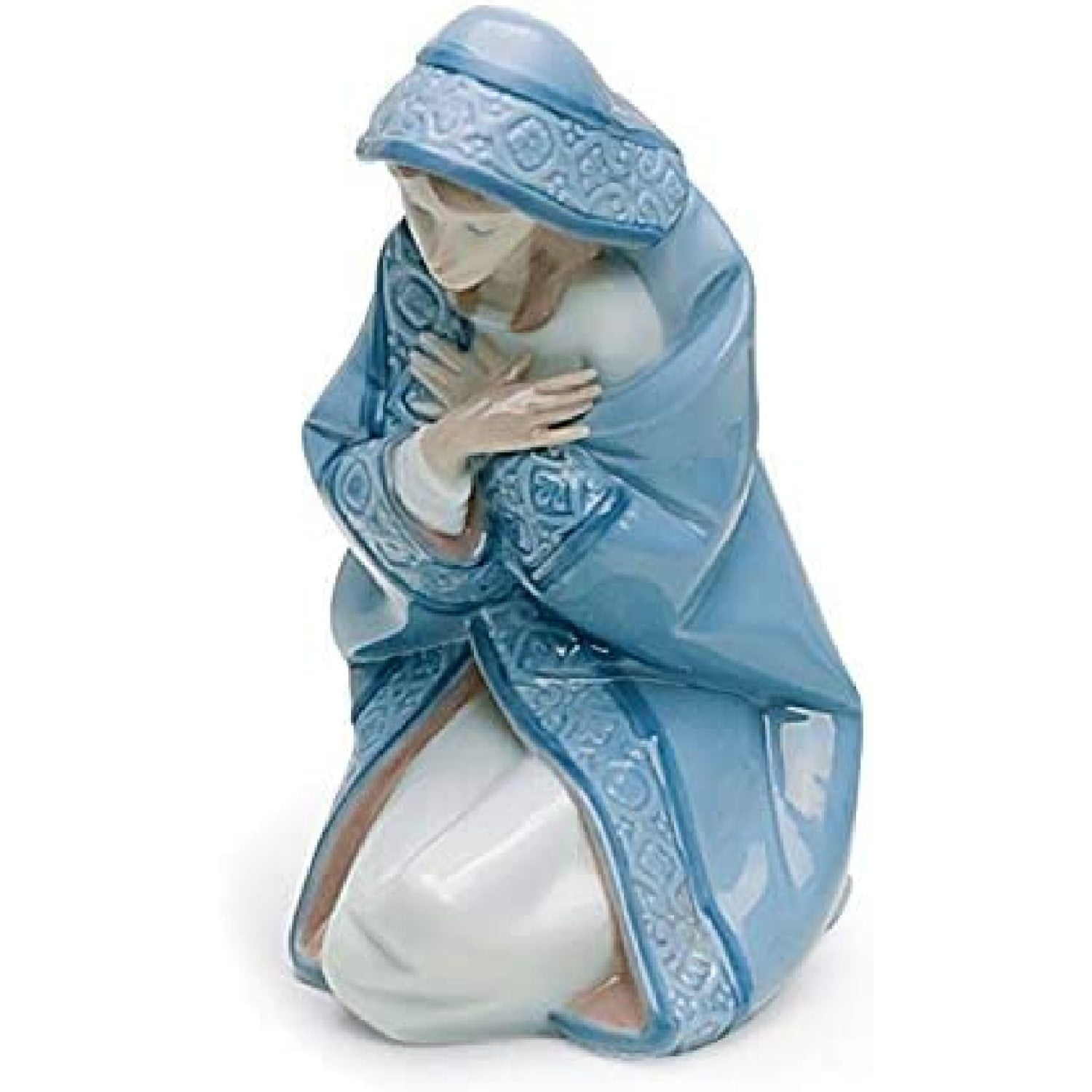 LLADRÓ Mary Nativity FigurineIi. Porcelain Virgin Mary Figure., Unique
