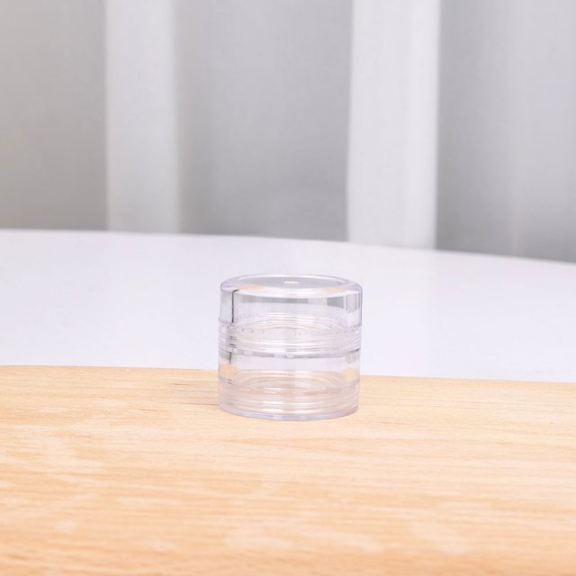 Caja de almacenamiento de joyería giratoria pequeña, estante de almacenamiento, organizador de plástico redondo para pulsera, pendientes, cajas, sopor