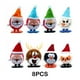 thumbnail image 3 of Bearachild Regalos de Navidad, cadena de Papá Noel, juguetes para saltar, resorte ligero para niños, Papá Noel Kits de decoración para fiestas 8 piezas, 3 of 5