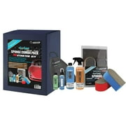 Nanoskin AUTOSCRUB Surface Prep Sponge - Combo Pack Pro Kit - Clay Bar Replacement Tool to Remove Embedded Contaminants Before Wax & Coating | Safe for Painted Surface, Glass, Plastic, Metal & More
