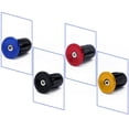 thumbnail image 3 of Splihome Bicycle Screw End Cap Road Bike Mtb Handlebar Cover Plug Cap Black Golden, 3 of 8