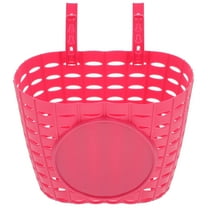 HONMEET Pink Detachable Childrens Bicycle Hanging Basket for Girls Outdoor Cycling