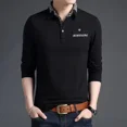 thumbnail image 4 of Ropa para hombre Jersey Top Talla grande Camiseta tipo polo para hombre Gran tamaño Blanco Botones a granel Harajuku Moda Xl Ajuste regular Algodón A, 4 of 5