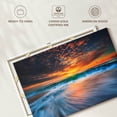 thumbnail image 6 of Elephant Stock Cloudscape Over Beach Wall Art - Horizontal Canvas Wall Art - Living Room Wall Decor - Beach Canvas - Orange And Blue Decor - 30" x 20", 6 of 8