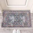 thumbnail image 2 of Boho Light Blue Carpet Door Mat 30 X 17 Inch Welcome Doormat Indoor Outdoor Entrance Floor Mat Non Slip Spring Summer Decor Rubber Mats, 2 of 6