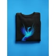 thumbnail image 3 of Phoenix On Blue Fire Sweatshirt Men -Image by Shutterstock, Male 5X-Large, 3 of 4