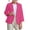 Hot Pink, variant on Boy's Formal Blazers Casual Button Suit Jacket Solid Formal Suits School Dress Uniform Coats Dinner Party Tuxedo Blazer Suit Jackets, White, 3-4 Years