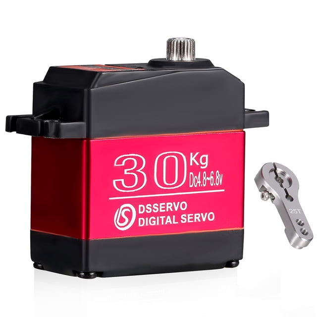 Kuymtek 4X Impermeable 30kg Digital Con Kits Brazo 25T para Piezas Modelo Coche RC
