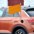 thumbnail image 6 of MEIBUTYUP Telescopic Flag Pole ABS Rubber 1 Set 19.7 x 3.3 x 3.3 Car Truck Boat Vehicle Flags Holder, 6 of 6