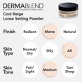 thumbnail image 4 of Dermablend - Loose Setting Powder - Cool Beige - 1oz, 4 of 6