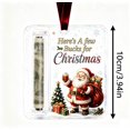 thumbnail image 2 of Liamobondopolis Christmas Money Holder Ornament "A Few Bucks", 3.94" Clear Acrylic Cash Gift Pendant with Red Velvet Ribbon, Funny Holiday Tree Decoration for Creative Gifting, 2 of 5