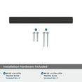 thumbnail image 5 of Amerock Versa 3-3/4 inch (96mm) Center-to-Center Matte Black Cabinet Pull - 10 Pack, 5 of 5