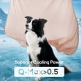 thumbnail image 2 of Manta refrescante para perros - Manta de sofá para perros - Alfombrilla de enfriamiento para perros - Almohadilla de mascotas grande de 39 x 55 pulgadas, lavable a máquina (azul), 2 of 9