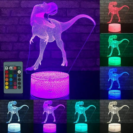 

Tangnade Kitchen Utensils and Decorations LED 3D Illuminated Lamp Optical Illusion Desk Night Light with Remote Control