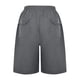 thumbnail image 5 of Pantalones Cortos Para Mujer Casual Con Cordón Elástico en La Cintura Con Pantalones Estampados de Bolsillo Odeerbi ODB159453, 5 of 5
