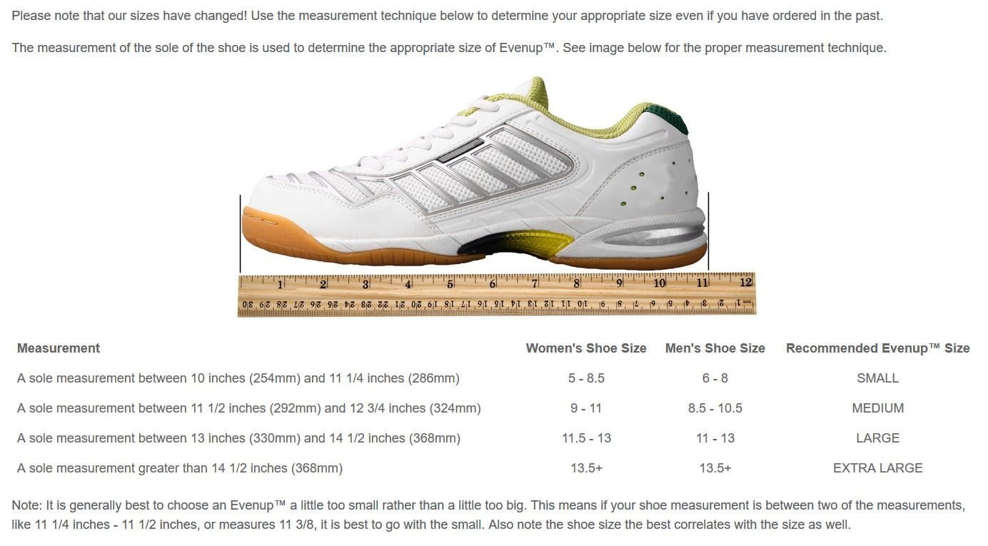 evenup shoe balancer large
