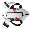 thumbnail image 4 of Fotbe Red And White Screaming Demon Skull Bolsa Tote Estética de Lona con Estampado para Mujer - Bolsa Reutilizable de Hombro Casual para Vacaciones, Compras, Trabajo y Gimnasio, 4 of 8
