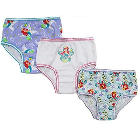 

Disney Ariel Little Giels 3 Pack Underwear (4T)