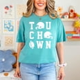 thumbnail image 3 of Touchdown Football Season Shirt for Women and Teens Fall Football Gear Graphics Game Day Seafoam Shirt Adult X-Large, 3 of 4