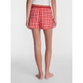 thumbnail image 3 of No Boundaries Print Boxer Sleep Shorts, 3" Inseam, Women's XS-XXL, 3 of 5
