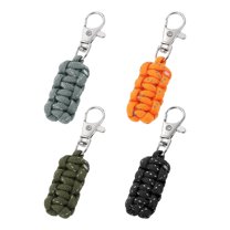 Uxcell Reflective Paracord Zipper Pull Polyester Zipper Pulls Woven Rope with Metal Clasp for Clothing 4 Color