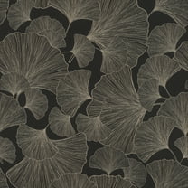 Rasch Waft Black Ginkgo Wallpaper