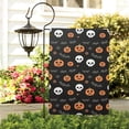 thumbnail image 3 of Halloween Garden Flag Funny Ghost Pumpkin Star Burlap Double Sided Flag SPOOKY Farmhouse Holiday Yard Outdoor Decoration 12.5x18 Inch, 3 of 5