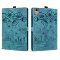 thumbnail image 2 of Case for Lenovo Tab M11 Plus/K11 Plus 11.5 inch 2024 with Stand, Card Slot, Embossed Flower PU Leather Folio Magnetic Cover with Pen Holder, Green, 2 of 7
